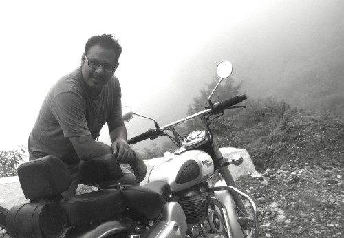 Black and white edit to make photo look classy