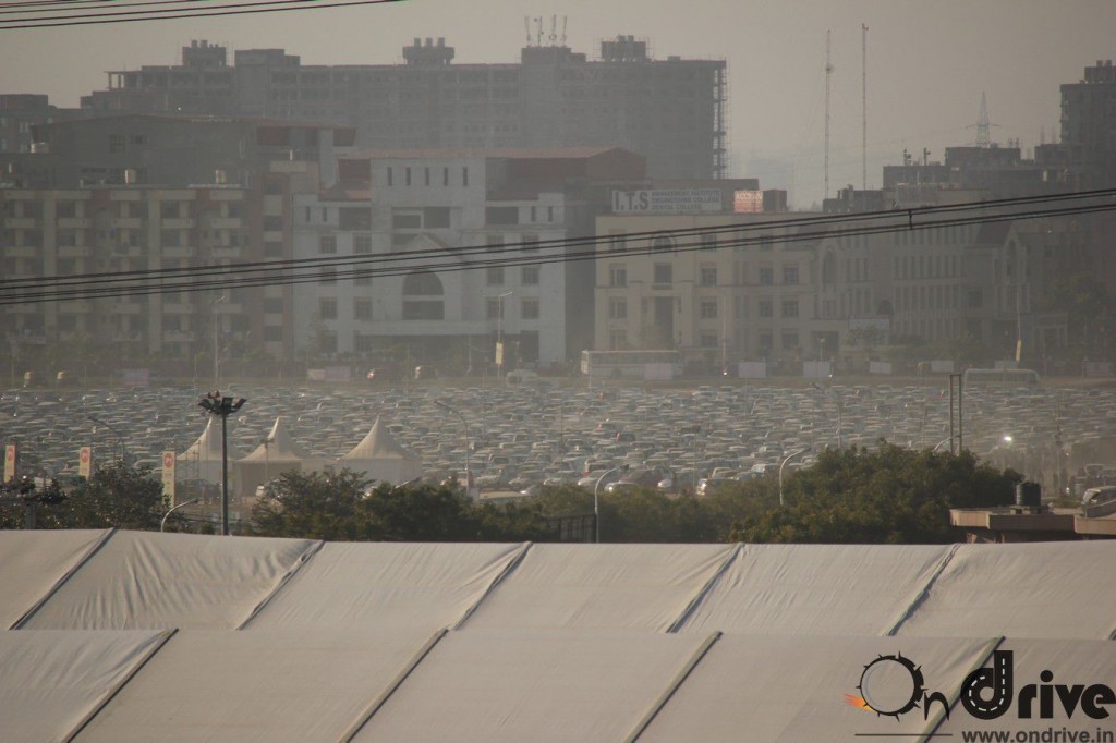 Parking at Auto Expo 2014