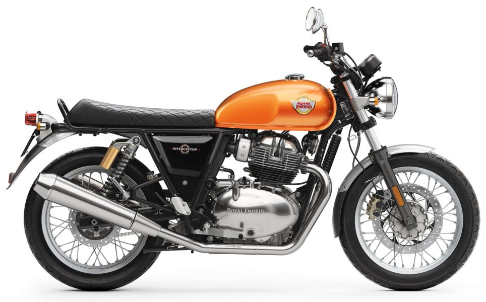 Royal Enfield Interceptor INT 650 - Orange Crush RHS