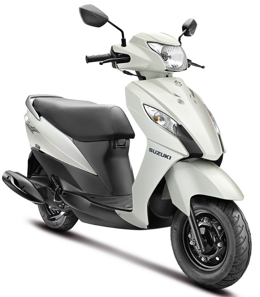 SUZUKI LET'S IN TRENDY NEW DUAL-TONE COLOURS WHITE