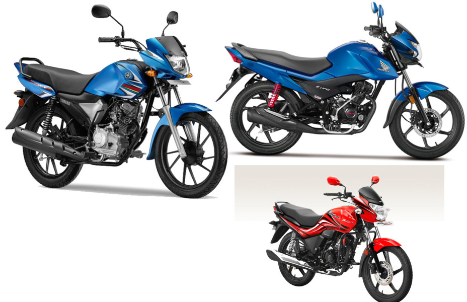 Yamaha Saluto RX vs Hero Passion XPro vs Honda Livo