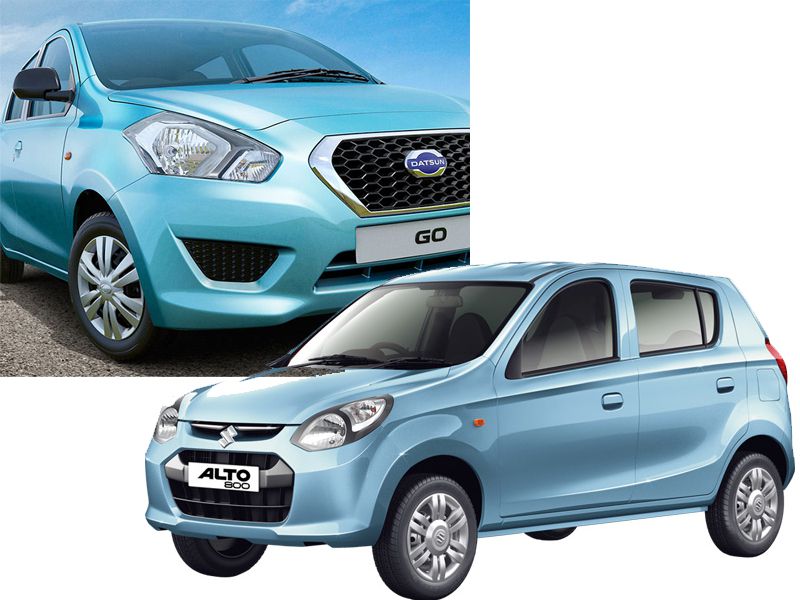Datsun Go vs Maruti Suzuki Alto 800
