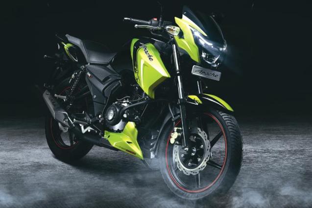 new TVS Apache RTR